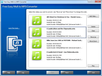 Free Easy M4A to MP3 Converter