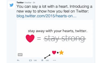 Twitter #Stargate: Heart -> Star