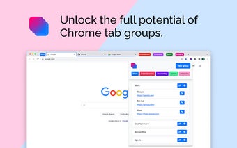 GroupMark - Enhanced Tab Groups