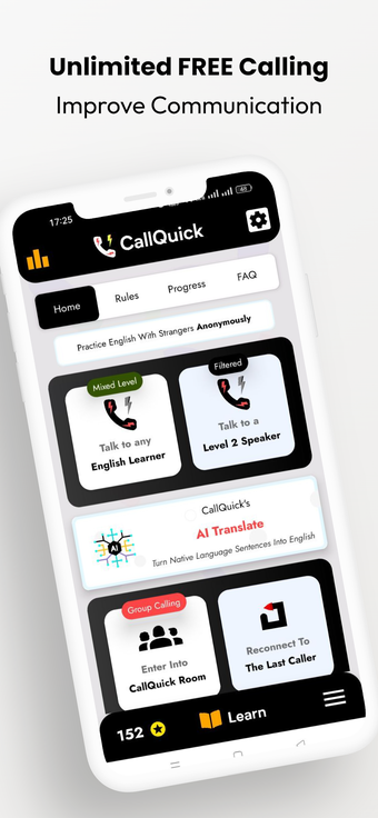 CallQuick: Random English Call