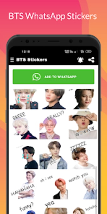 BTS Stickers for WhatsApp