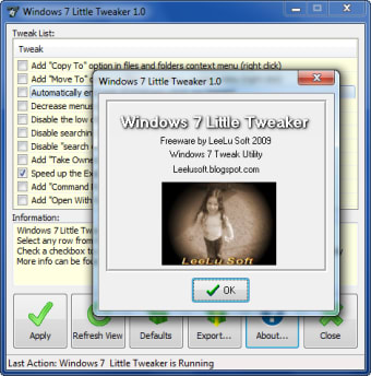 Windows 7 Little Tweaker