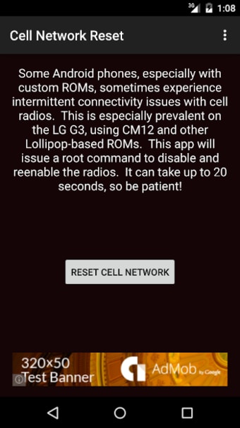 Cell Network Reset
