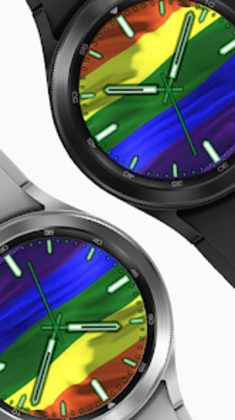 Pride Flag Watch Face