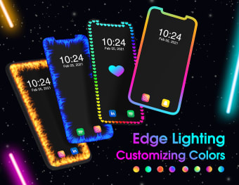 Edge Lighting: Notification Light  Live Wallpaper