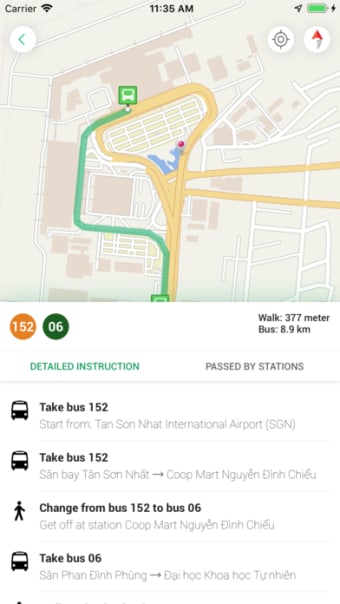 BusMap - Navigation  Timing