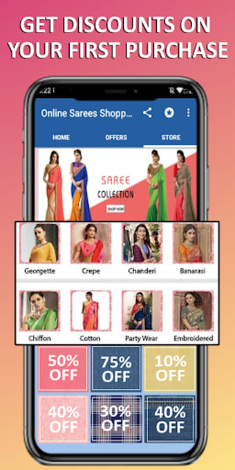 Sarees Online Shopping App