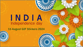 15 August GIF Stickers 2024