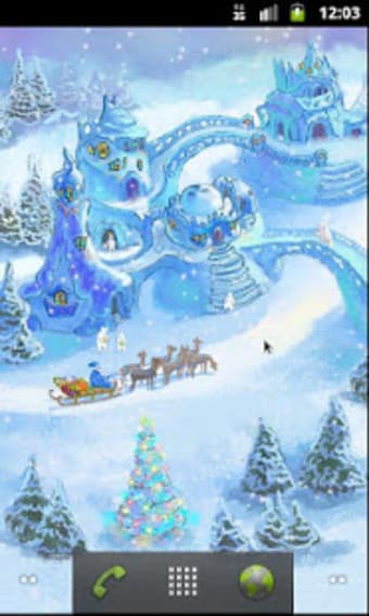 Snow Village Live Wallpaper