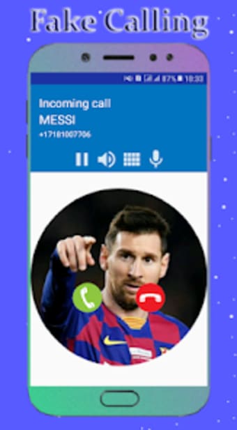 Messi Call You Fake Video Call