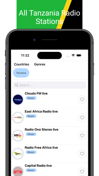 Tanzania Radio Stations live