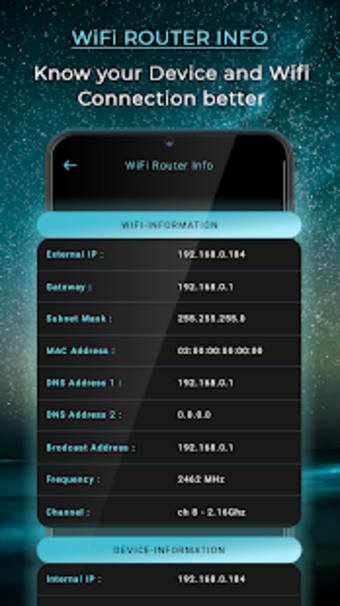 Wifi Router manager - Router settings