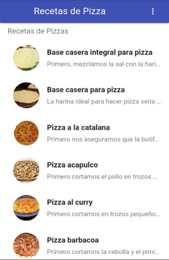 Recetas De Pizzas