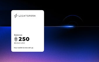 Lightspark Streaming Money Wallet Demo