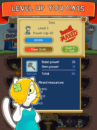 Dig it! - idle cat miner tycoon
