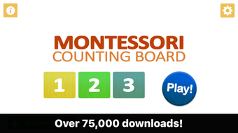 Montessori Counting Board