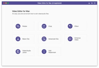 Apeaksoft Video Editor for Mac