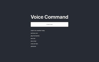 Voice Command