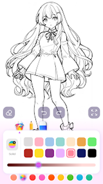 Cute Anime Coloring Game