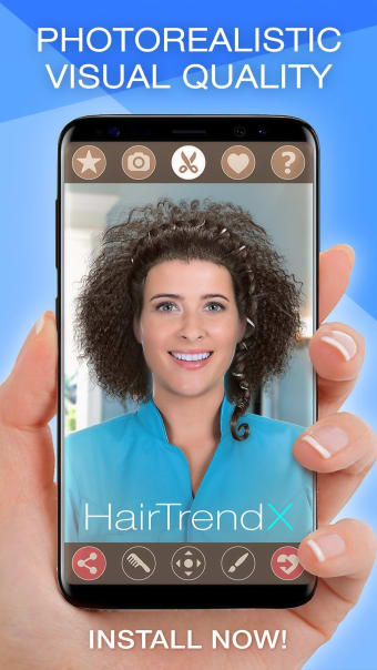 Woman  Girl Hair Styler App - Hair Color Changer