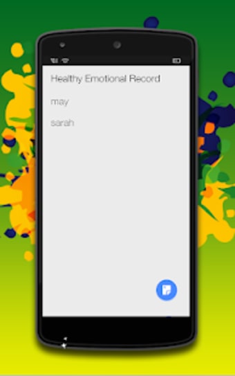 Healthy Emotional Record