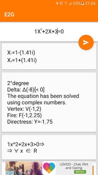 Equation Solver E2G