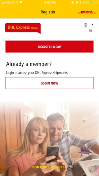DHL Express Mobile App
