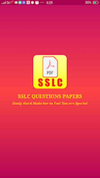 Old SSLC Questions Papers