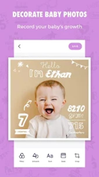 Babygram - Camera app for momm