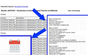 Durham Uni Timetable Exporter