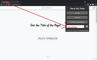 Title & URL Picker