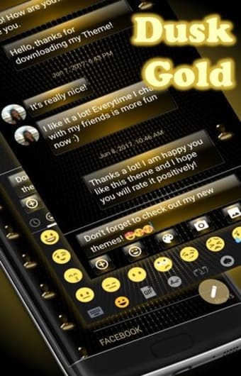 SMS Messages Dusk Gold