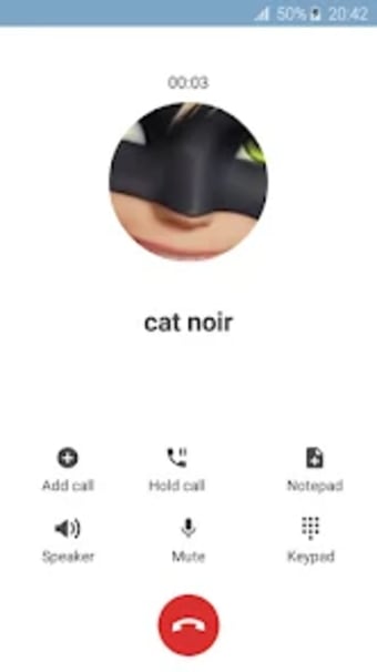 cat noir fake call