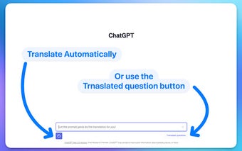 Prompt Genie: ChatGPT automatic translator