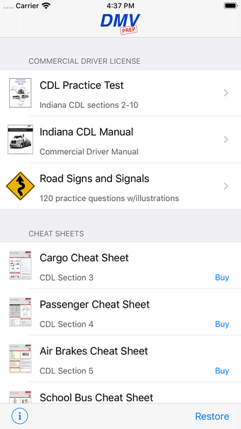 Indiana CDL Test Prep