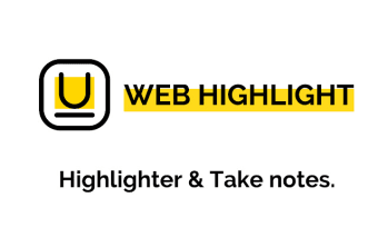 Web highlighter - Web Highlight & take notes