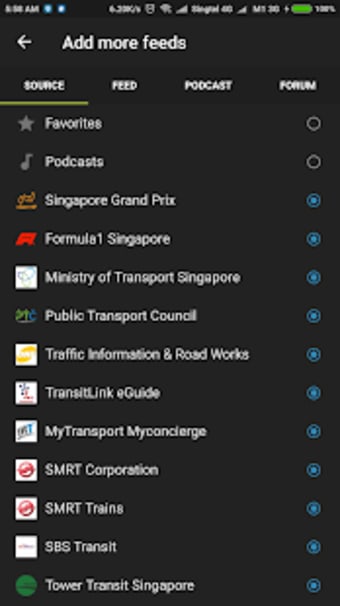SG Transport News