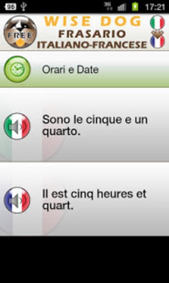 French Italian Phrasebook