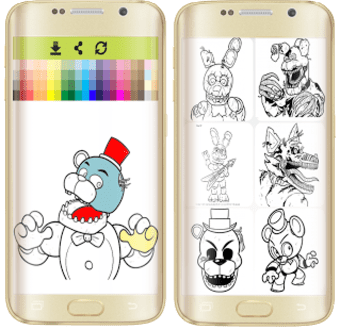 Coloring Game Drawing for FNAF