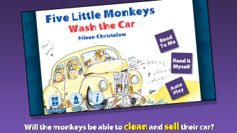5 Little Monkeys Wash the Car