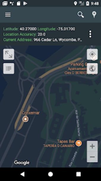 My Location: GPS Maps Share  Save Locations