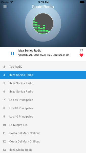 Spain Radio Station Spanish FM