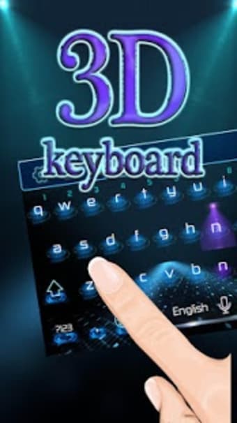 Neon 3D Hologram Keyboard