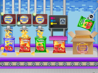 Crispy Potato Chips Factory: Snacks Maker Games