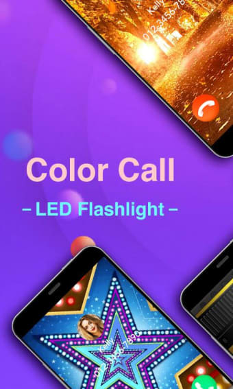Call Flash - Color call phone, Screen, LED Flash
