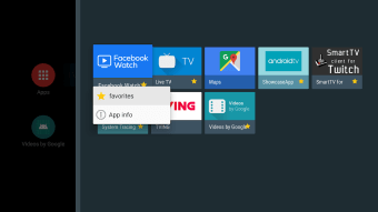 WBS App Drawer - Android TV App Launcher