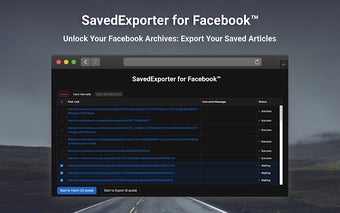 ESUIT | SavedExporter for Facebook™