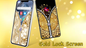 Gold lock screen
