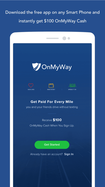 OnMyWay: Drive Safe Get Paid