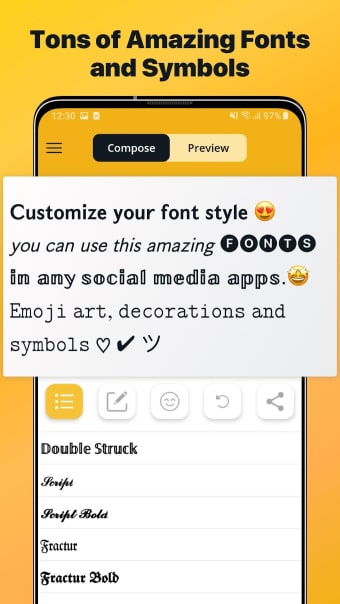 Font Changer - Cool Fonts Keyboard Stylish Text